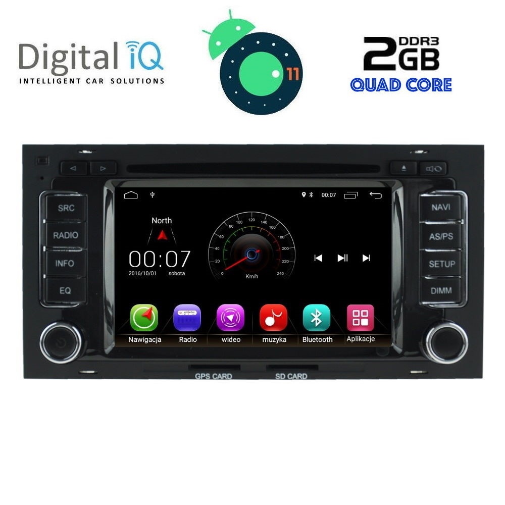 MULTIMEDIA  OEM  VW TOUAREG mod. 2003-2011ANDROID 11CPU: MTK A9  1.3Ghz | Quad CoreRAM DDR3: 2GB | NAND FLASH: 32GBSUPPORTS STEERING WHEEL COMMANDS with CAN-BUS