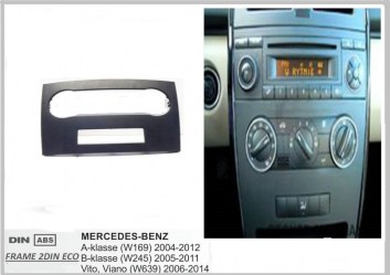 Πρόσοψη Μετατροπή 2din Mercedes W169, W245, W639 με ECO για OEM